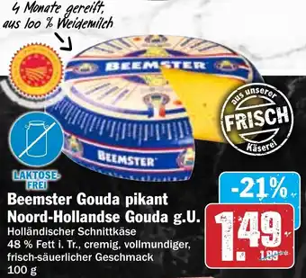 Hit Beemster Gouda pikant Noord-Hollandse Gouda g.U. Angebot