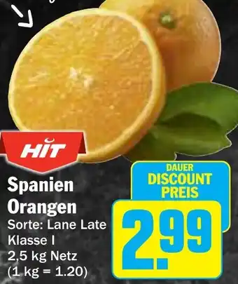 Hit Spanien Orangen Angebot