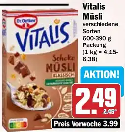 Hit Vitalis Müsli Angebot