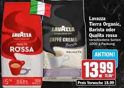 Hit Lavazza Tierra Organic, Barista oder Qualita rossa Angebot