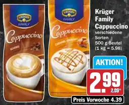 Hit Krüger Family Cappuccino Angebot