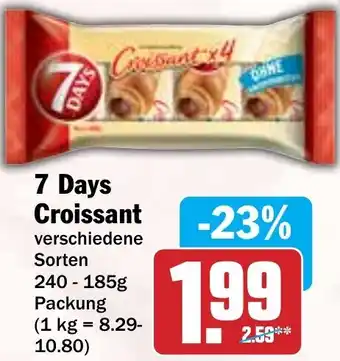 Hit 7 Days Croissant Angebot