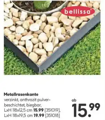 Hellweg bellissa Metallrasenkante Angebot