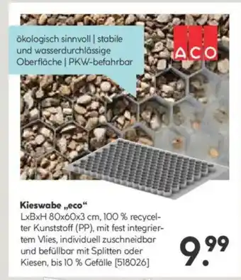 Hellweg ACO Kieswabe,,eco❝ Angebot