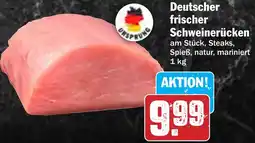 Hit Deutscher frischer Schweinerücken Angebot