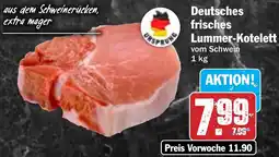 Hit Deutsches frisches Lummer-Kotelett Angebot