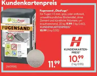 Hellweg Fugensand „ÖkoFuge" Angebot