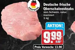 Hit Deutsche frische Oberschalensteaks Angebot