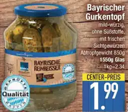 E-Center Edeka Heimatliebe Bayrischer Gurkentopf Angebot