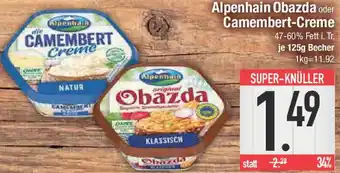 E-Center Alpenhain Obazda oder Camembert-Creme Angebot