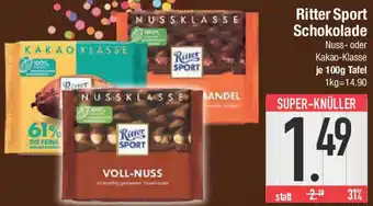 E-Center Ritter Sport Schokolade Angebot