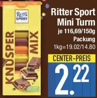 E-Center Ritter Sport Mini Turm Angebot