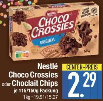 E-Center Nestlé Choco Crossies oder Choclait Chips Angebot