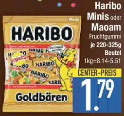 E-Center Haribo Minis oder Maoam Angebot