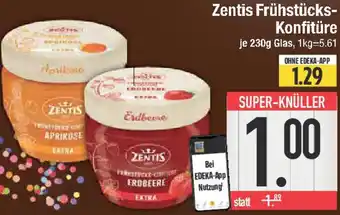 E-Center Zentis Frühstücks Konfitüre Angebot