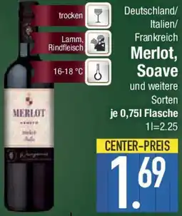 E-Center Merlot, Soave Angebot