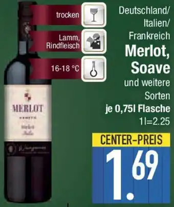 E-Center Merlot, Soave Angebot