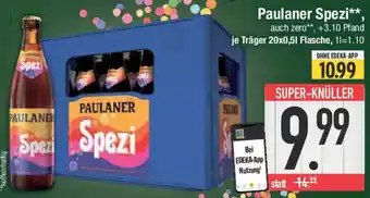 E-Center Paulaner Spezi Angebot