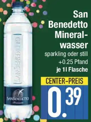 E-Center San Benedetto Mineralwasser Angebot