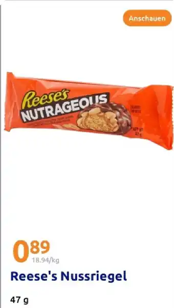 Action Reese's nussriegel Angebot