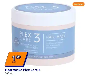 Action Haarmaske plex care 3 Angebot