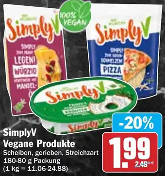 Hit SimplyV Vegane Produkte Angebot