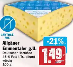 Hit Allgäuer Emmentaler g.U. Angebot