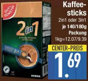 E-Center Gut & Günstig Kaffeesticks Angebot