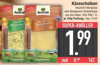 E-Center ALNATURA Käsescheiben Angebot