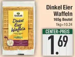 E-Center ALNATURA Dinkel Eier Waffeln Angebot