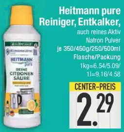 E-Center Heitmann pure Reiniger, Entkalker Angebot