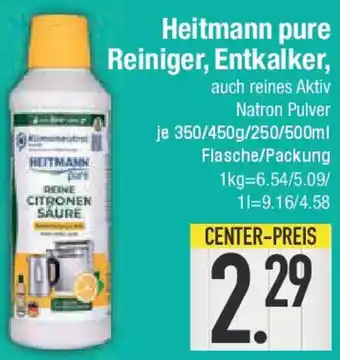 E-Center Heitmann pure Reiniger, Entkalker Angebot