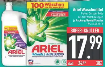 E-Center Ariel Waschmittel Angebot