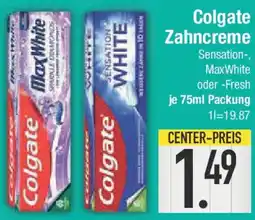 E-Center Colgate Zahncreme Angebot