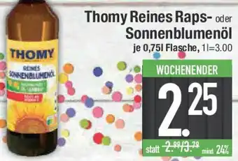 E-Center Thomy Reines Raps- oder Sonnenblumenöl Angebot