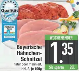 E-Center Bayerische Hähnchen Schnitzel Angebot