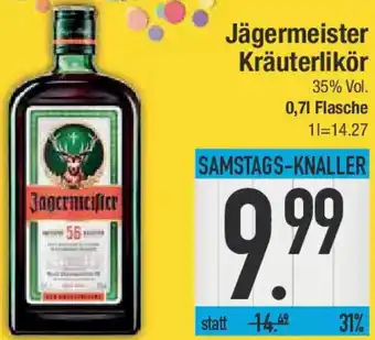 E-Center Jägermeister Kräuterlikör Angebot