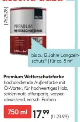 Hellweg Premium Wetterschutzfarbe Angebot