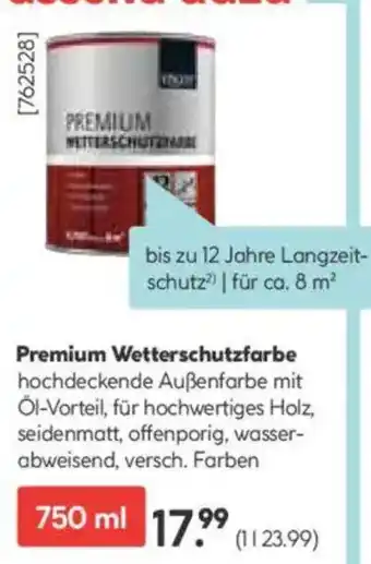 Hellweg Premium Wetterschutzfarbe Angebot