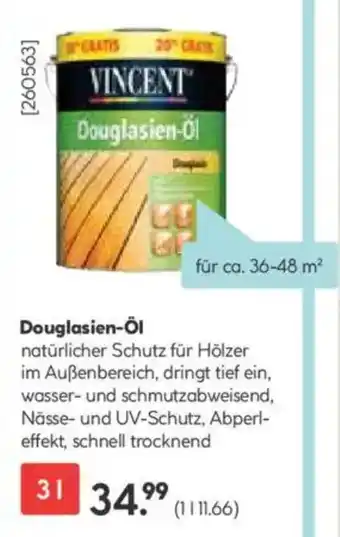 Hellweg VINCENT Douglasien-Öl Angebot