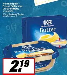 L. STROETMANN GROSSMARKT Weihenstephan Frische Butter oder Die Streichzarte ungesalzen Angebot