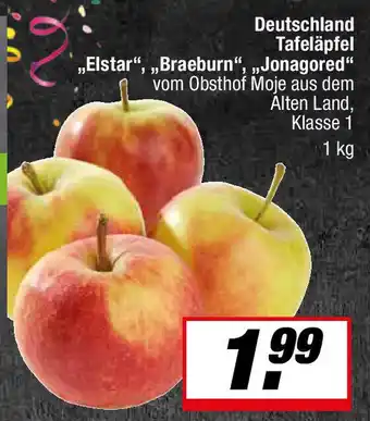 L. STROETMANN GROSSMARKT Deutschland Tafeläpfel ,,Elstar",,,Braeburn",,,Jonagored" Angebot