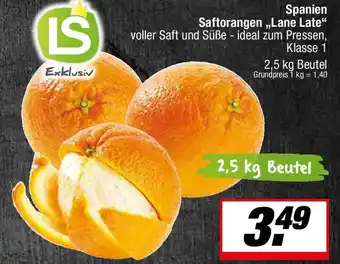 L. STROETMANN GROSSMARKT Spanien Saftorangen,,Lane Late" Angebot