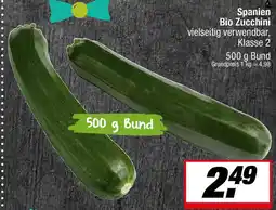 L. STROETMANN GROSSMARKT Spanien Bio Zucchini Angebot