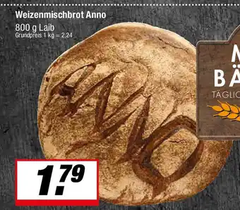 L. STROETMANN GROSSMARKT Weizenmischbrot Anno Angebot