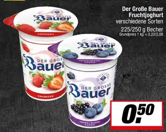 L. STROETMANN GROSSMARKT Bauer Der Große Bauer Fruchtjoghurt Angebot