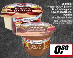 L. STROETMANN GROSSMARKT Dr. Oetker Frucht-Grütze, Sahne-, Grießpudding oder LoVeit! pflanzlicher Pudding Angebot