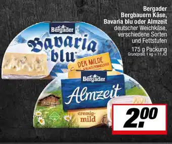 L. STROETMANN GROSSMARKT Bergader Bergbauern Käse, Bavaria blu oder Almzeit Angebot