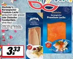 L. STROETMANN GROSSMARKT Wechsler's Norwegischer Premium-Lachs oder Steinofen Forellenfilets Angebot