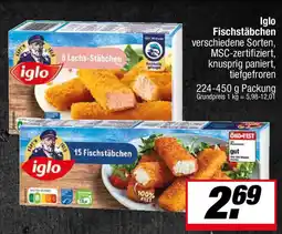 L. STROETMANN GROSSMARKT Iglo Fischstäbchen Angebot